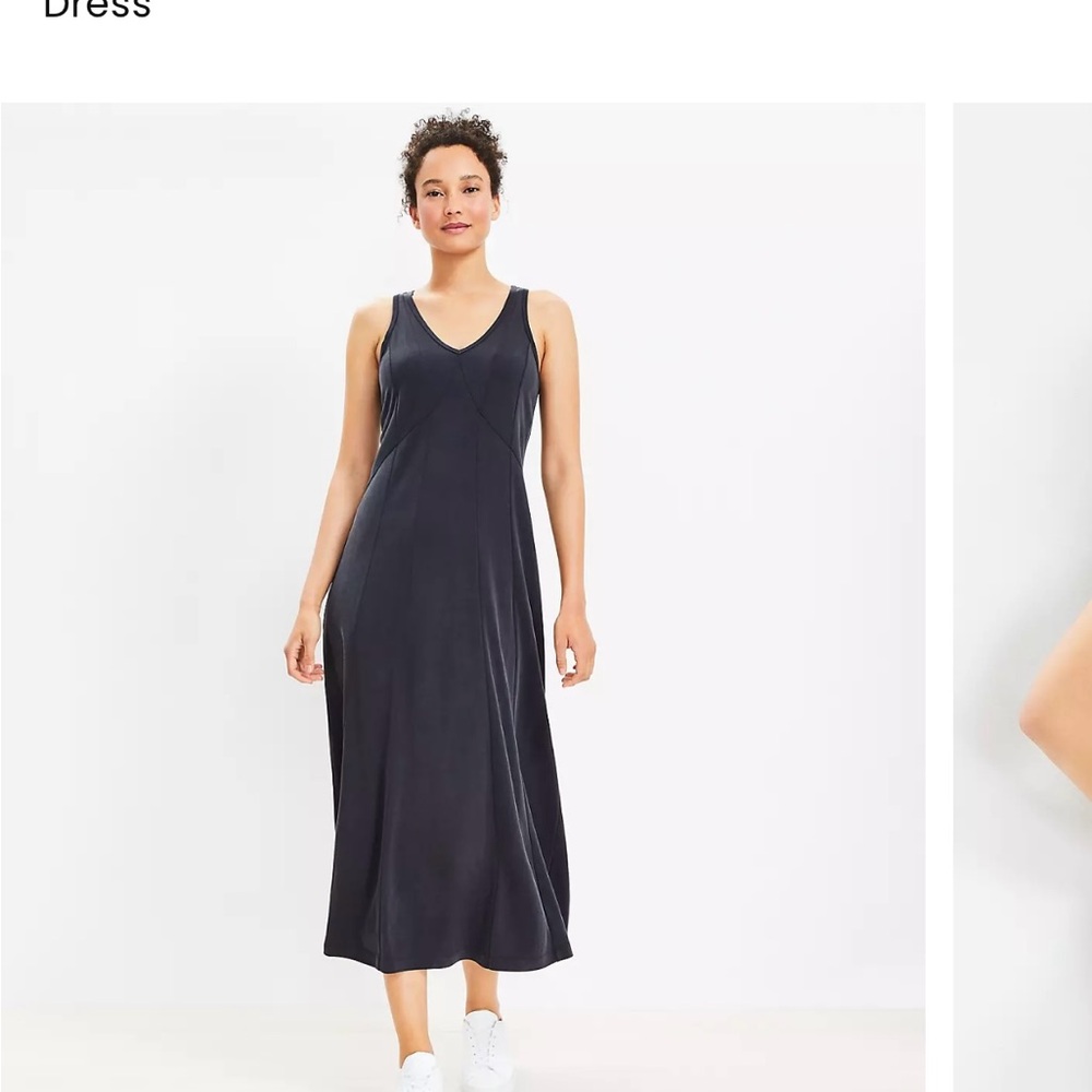 Coastal grey sleeveless dress